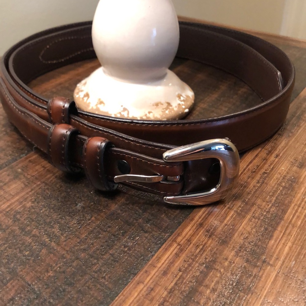 Men’s genuine leather brown belt size 40